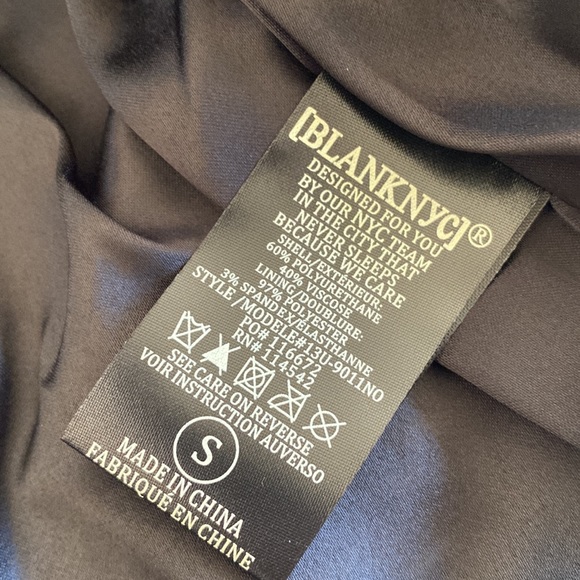 Blank NYC vegan leather moto jacket NWT - Picture 6 of 6